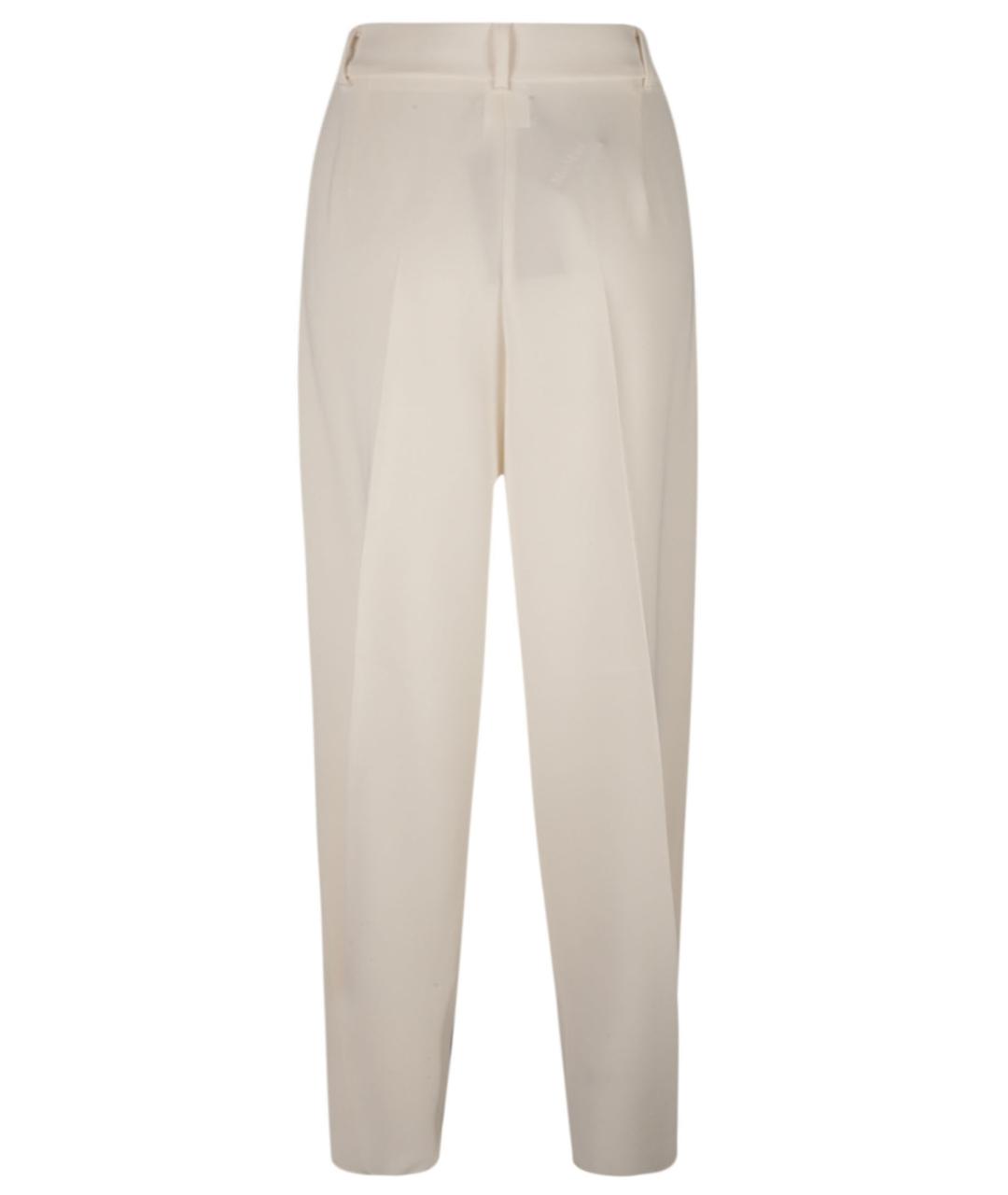 MAX MARA STUDIO Бежевые прямые брюки, фото 2