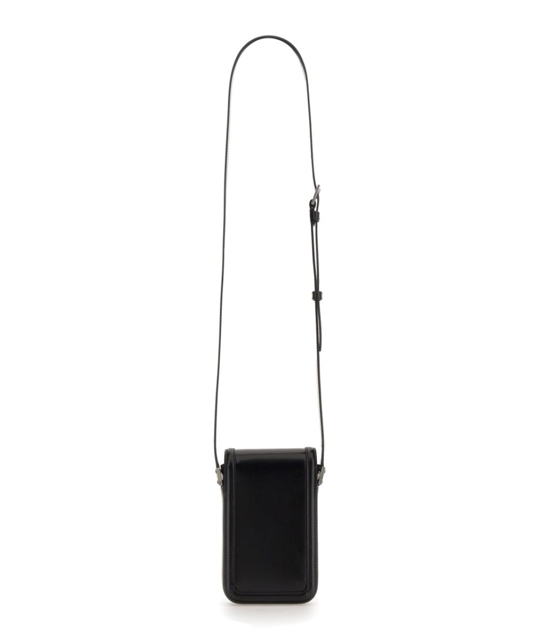 SAINT LAURENT Черная кожаная сумка на плечо, фото 4