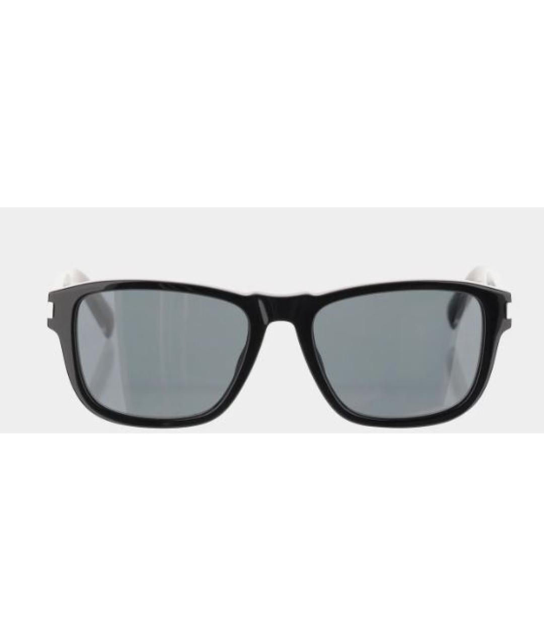 SAINT LAURENT Черные солнцезащитные очки, фото 1