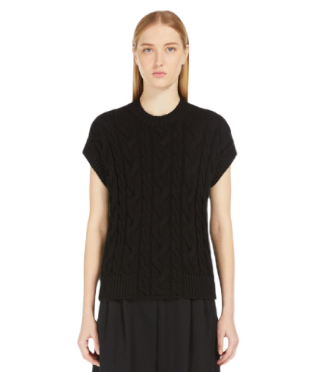 'S MAX MARA Черный джемпер / свитер, фото 2