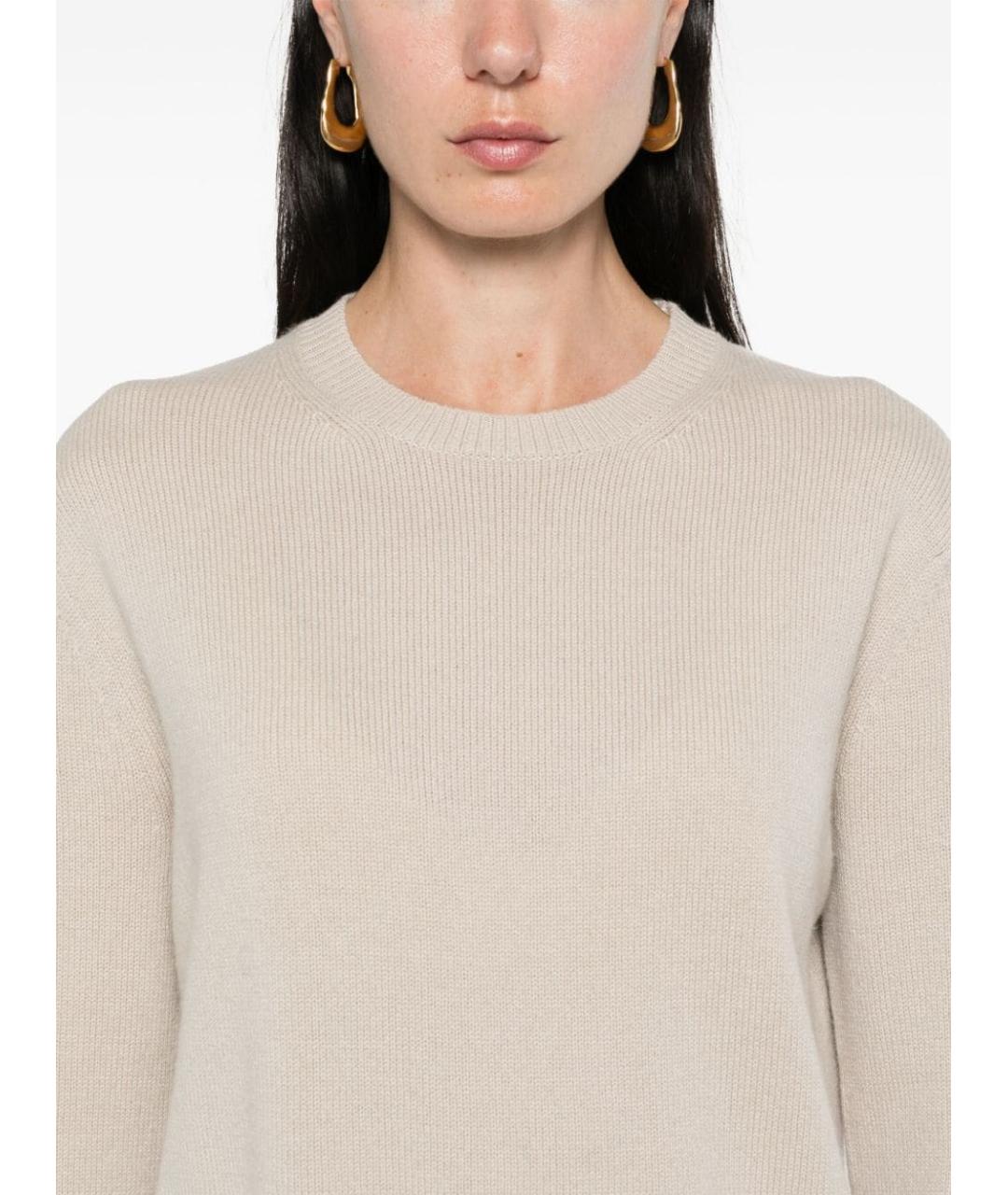 MAX MARA Бежевый джемпер / свитер, фото 2