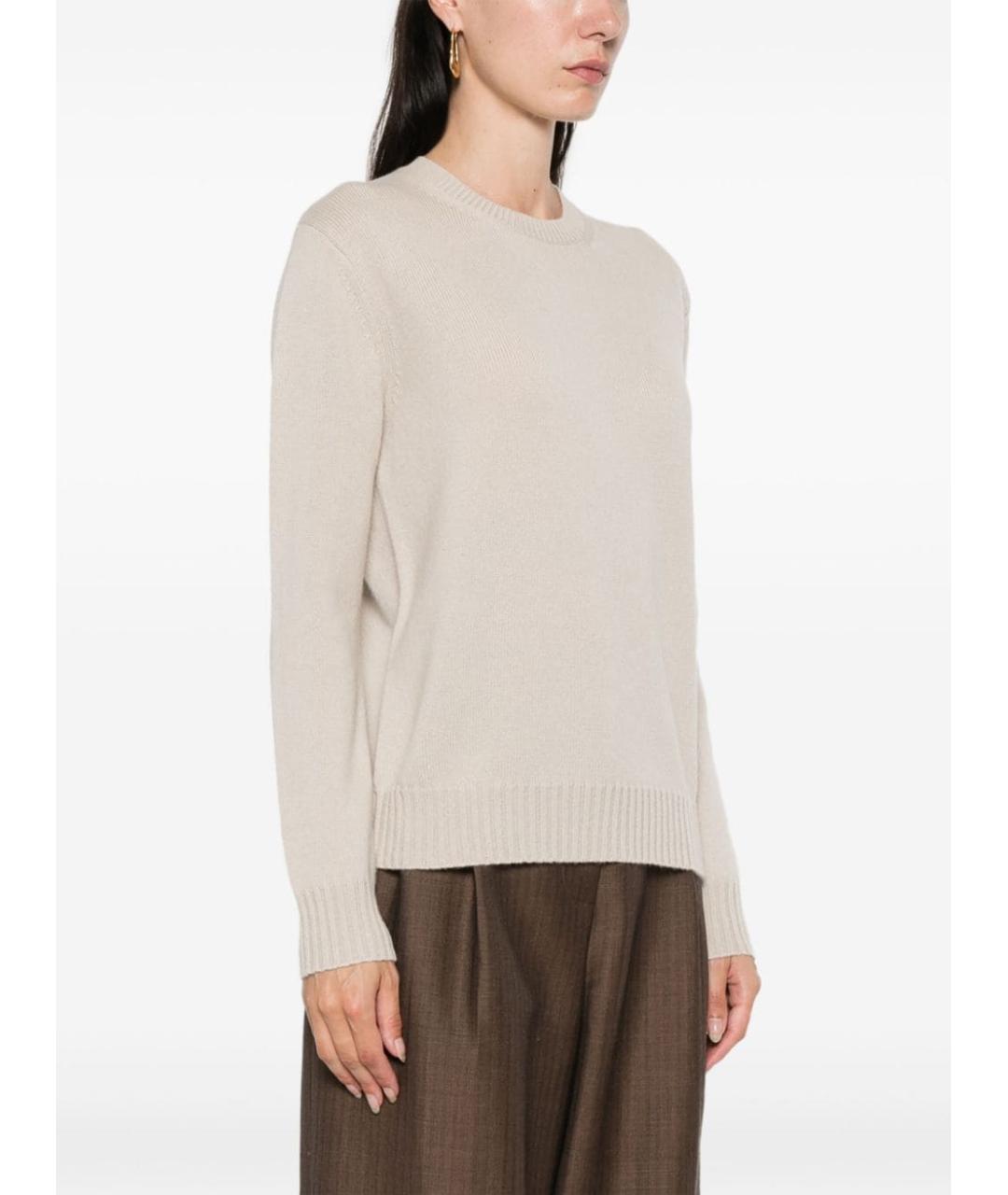 MAX MARA Бежевый джемпер / свитер, фото 4