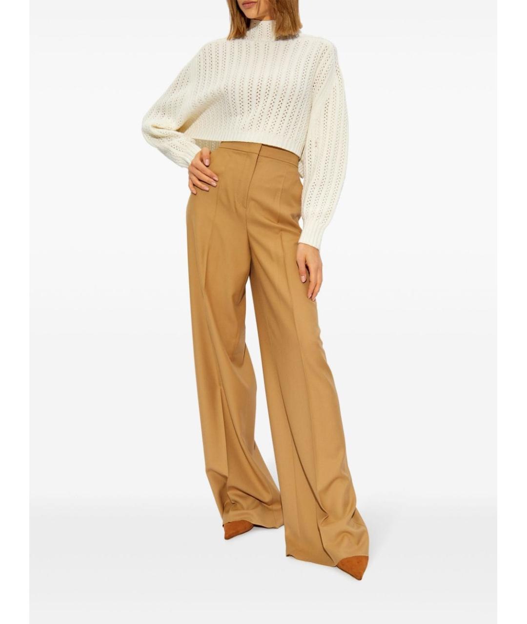 MAX MARA Бежевый джемпер / свитер, фото 3