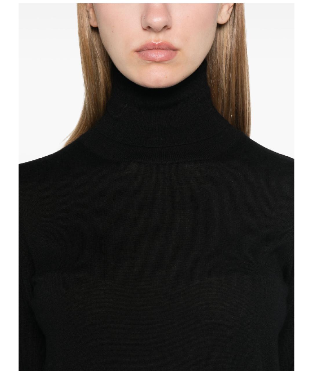 MAX MARA Черная водолазка, фото 5