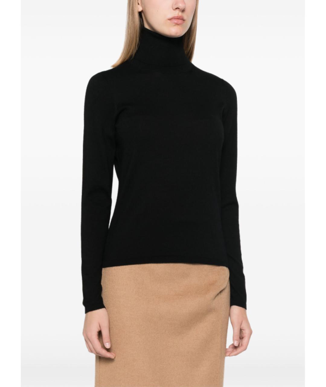 MAX MARA Черная водолазка, фото 3