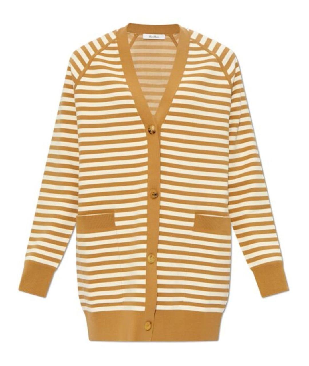 MAX MARA Коричневый кардиган, фото 1
