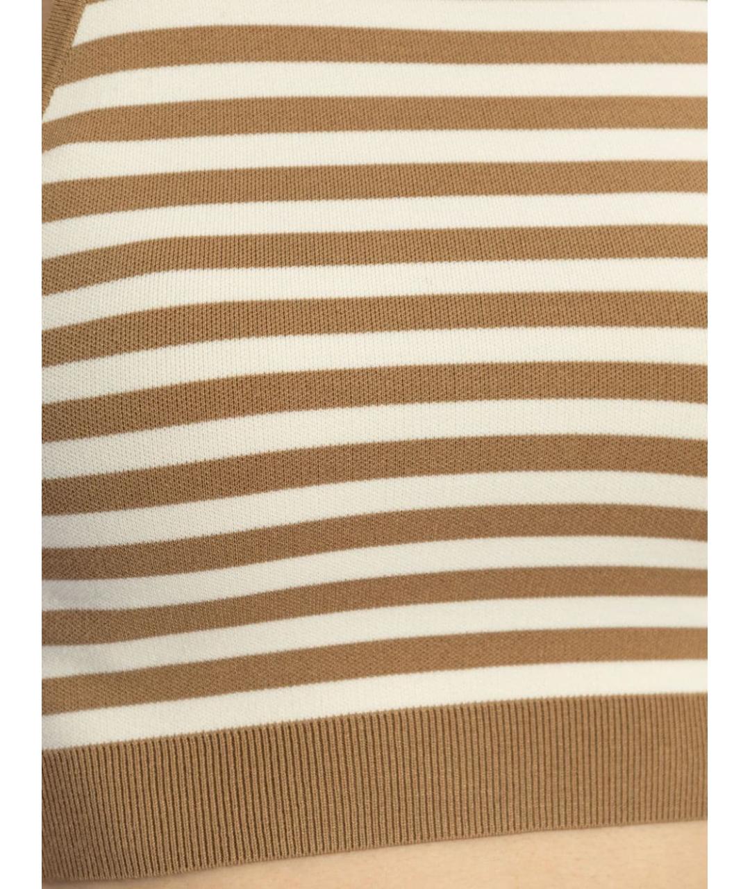 MAX MARA Бежевая майка, фото 2