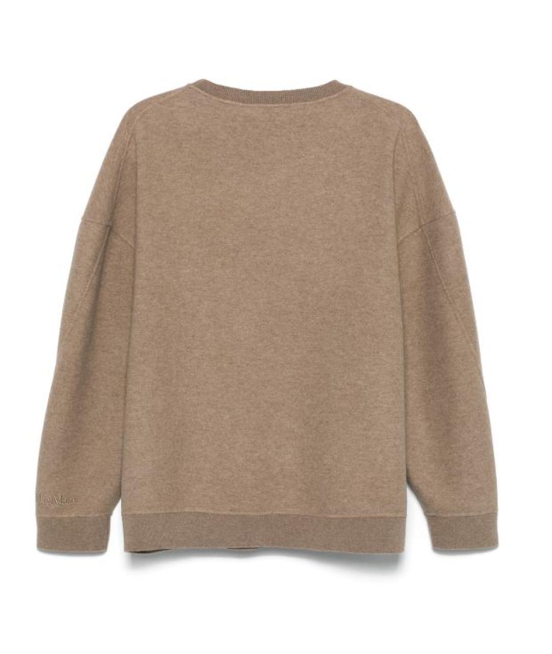 MAX MARA Бежевый джемпер / свитер, фото 2