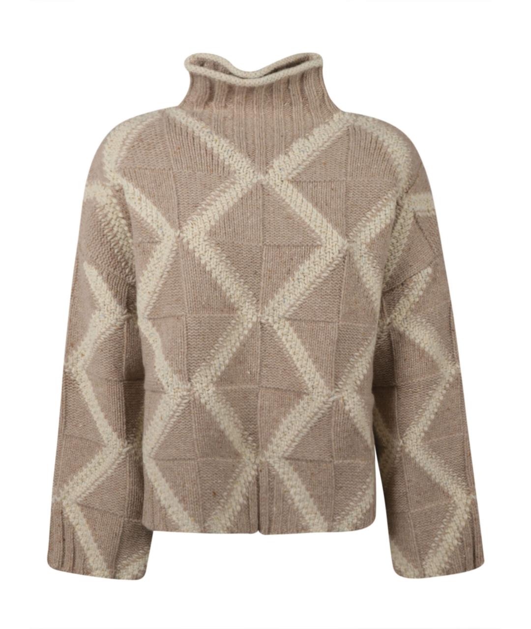 BOTTEGA VENETA Бежевый джемпер / свитер, фото 1
