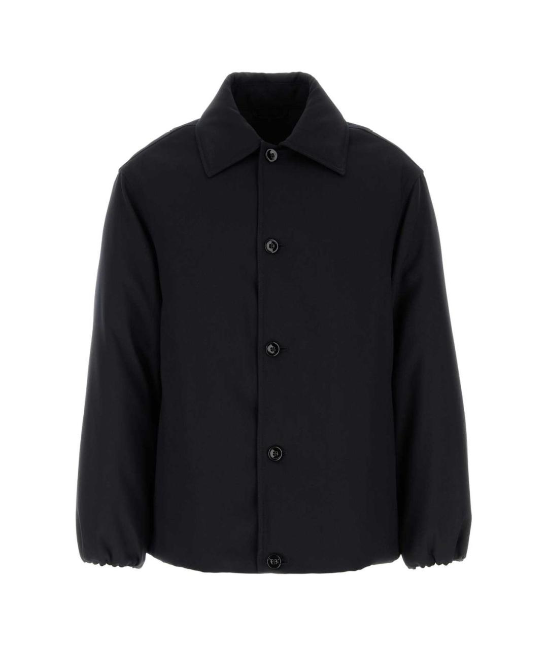 JIL SANDER Черная полиэстеровая куртка, фото 1