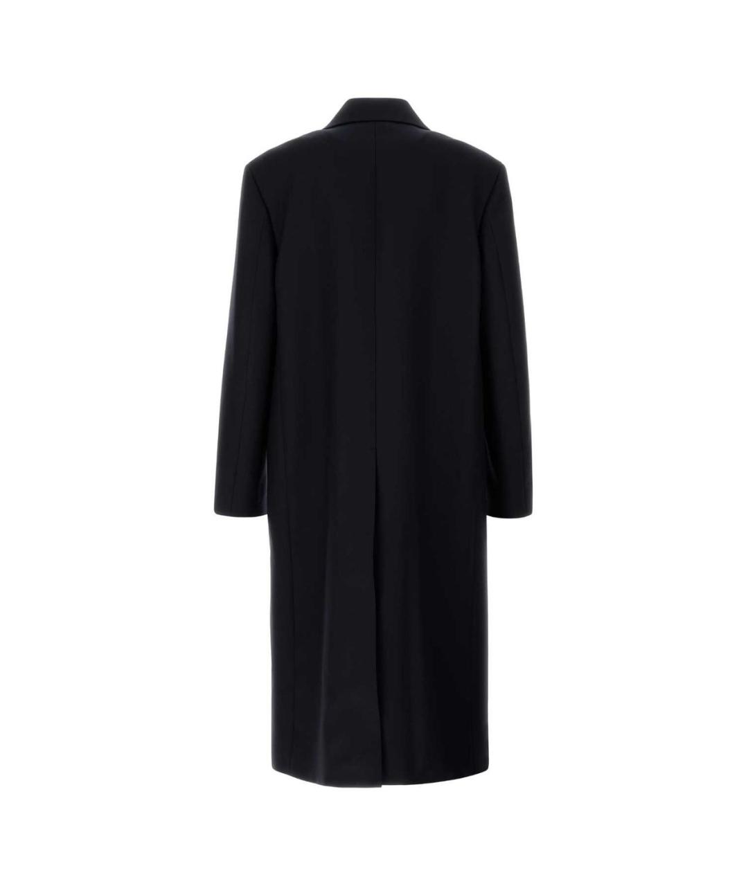 JIL SANDER Синее шерстяное пальто, фото 2