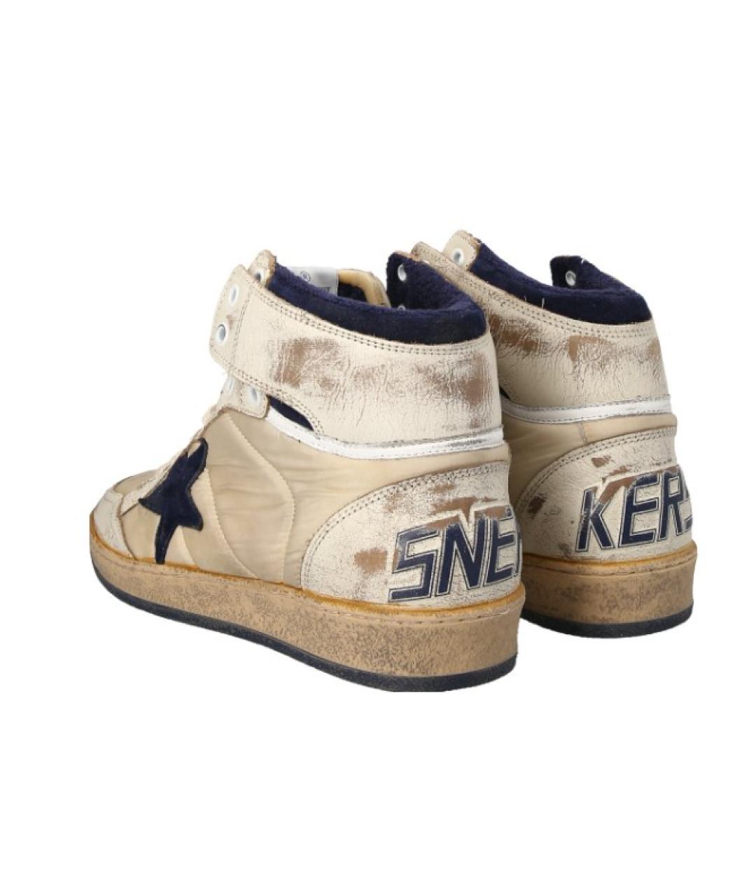 GOLDEN GOOSE DELUXE BRAND Мульти кожаные высокие кроссовки / кеды, фото 4