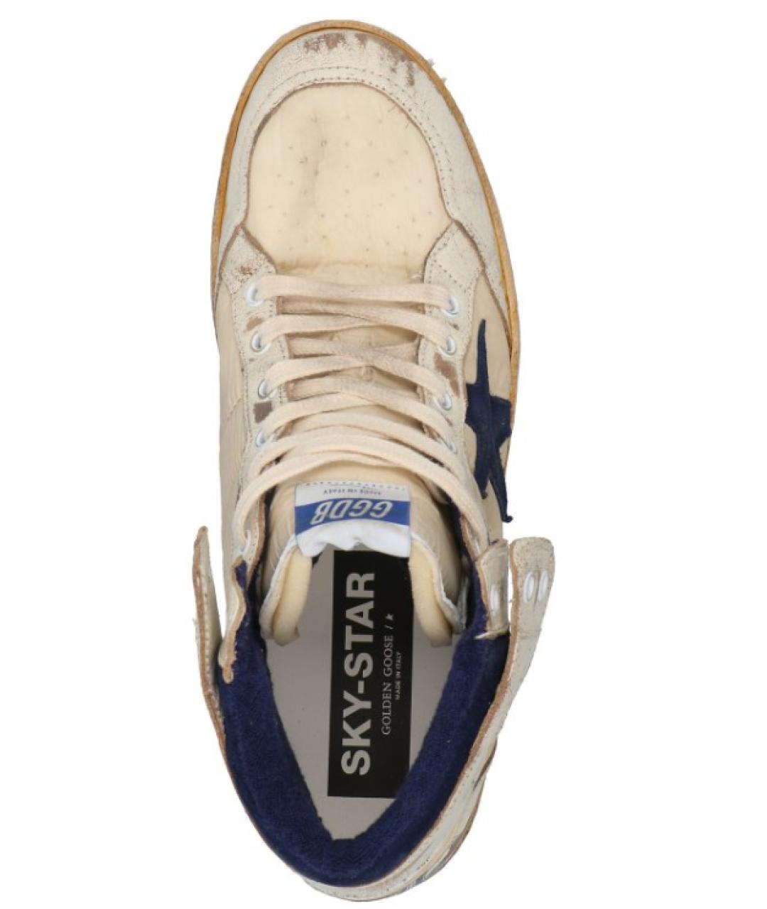 GOLDEN GOOSE DELUXE BRAND Мульти кожаные высокие кроссовки / кеды, фото 2