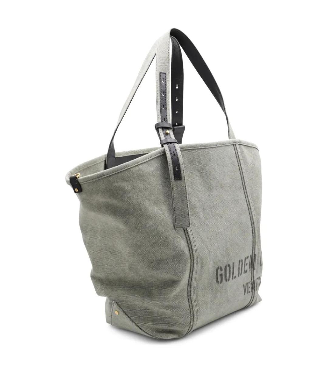 GOLDEN GOOSE DELUXE BRAND Серая сумка тоут, фото 3