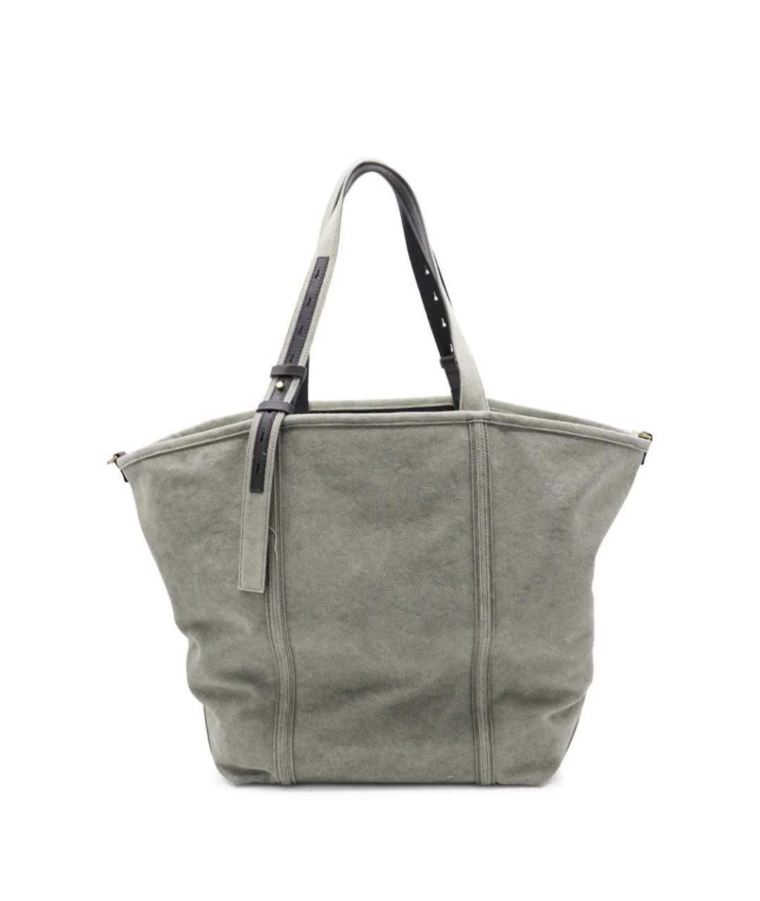 GOLDEN GOOSE DELUXE BRAND Серая сумка тоут, фото 2