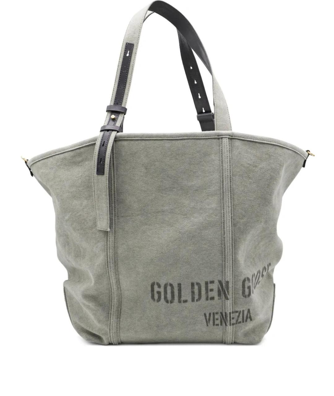 GOLDEN GOOSE DELUXE BRAND Серая сумка тоут, фото 1