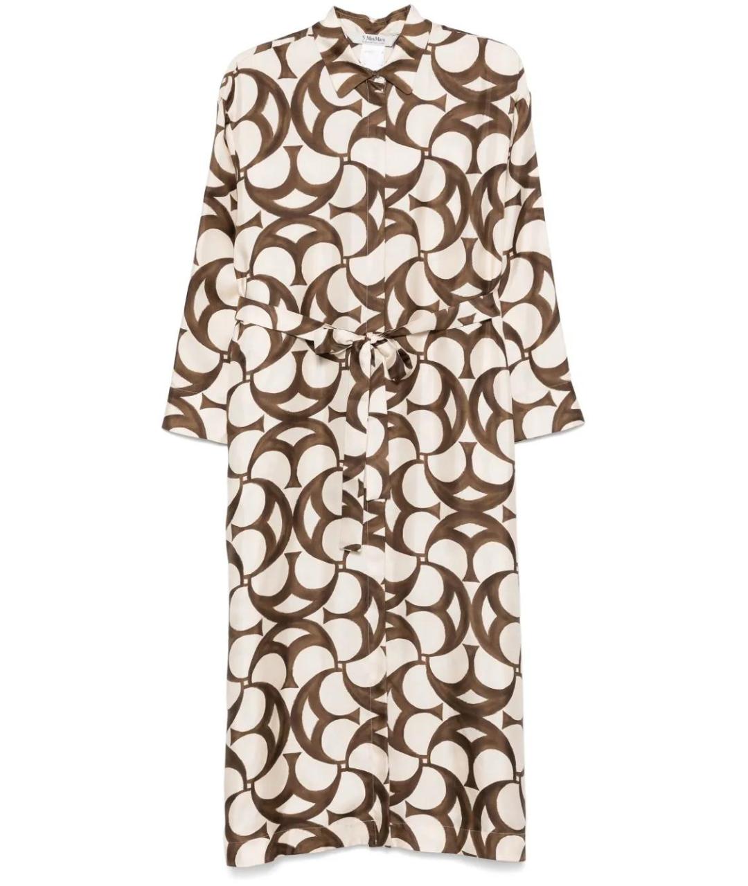 'S MAX MARA Мульти шелковое повседневное платье, фото 1