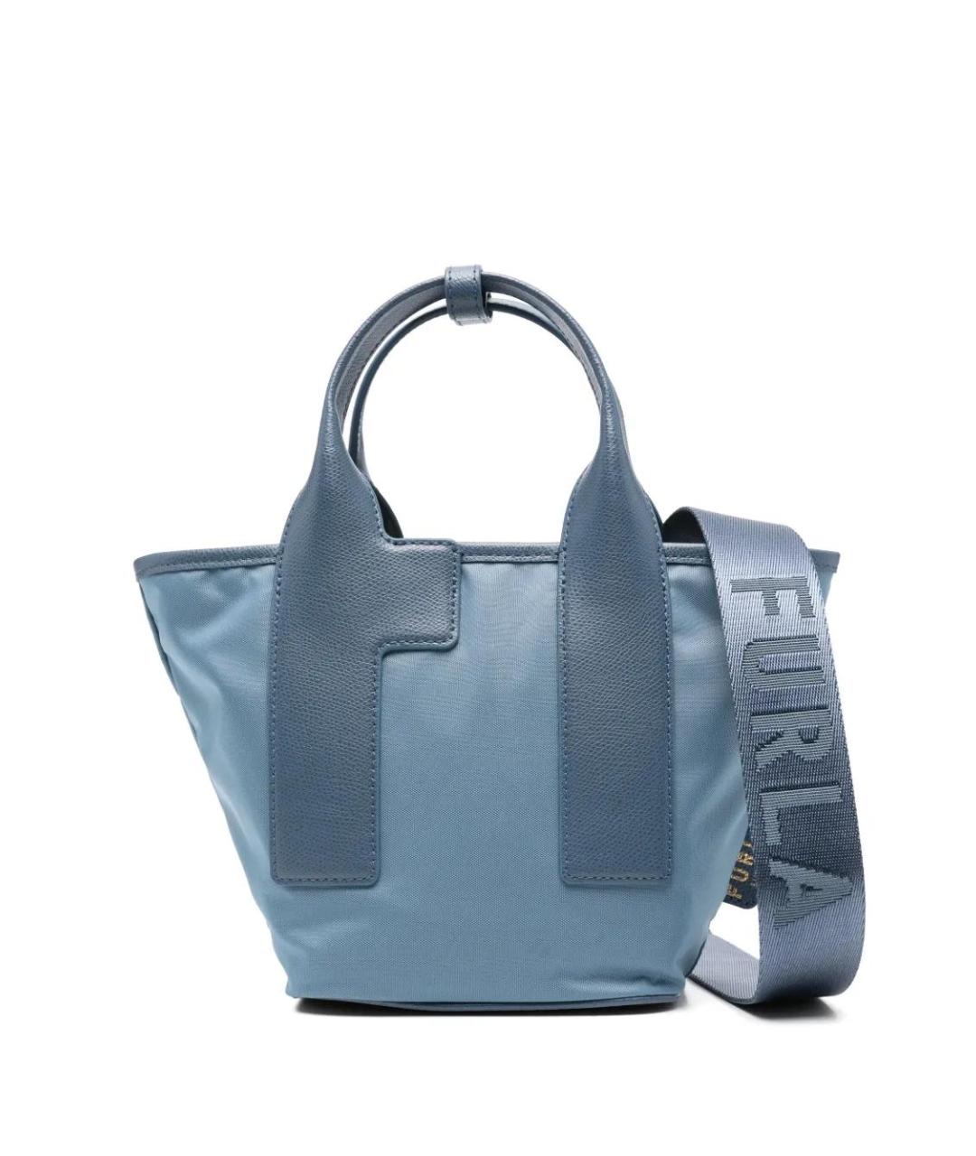 FURLA Синяя сумка тоут, фото 1