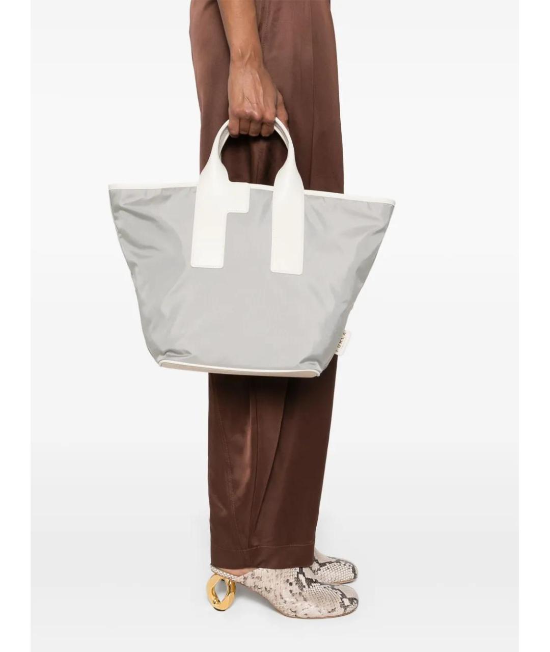 FURLA Серая сумка тоут, фото 2