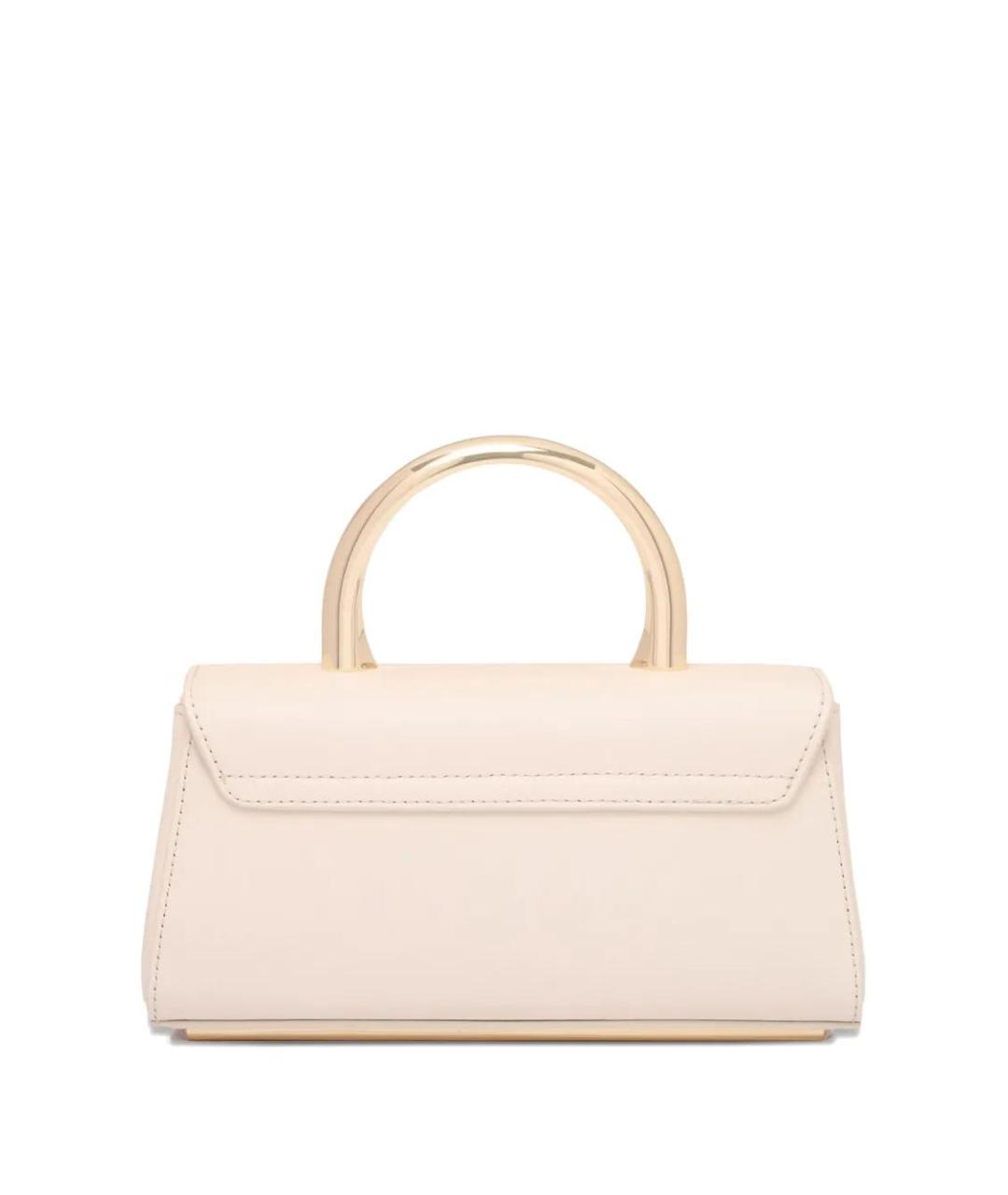 FURLA Бежевая синтетическая сумка с короткими ручками, фото 2