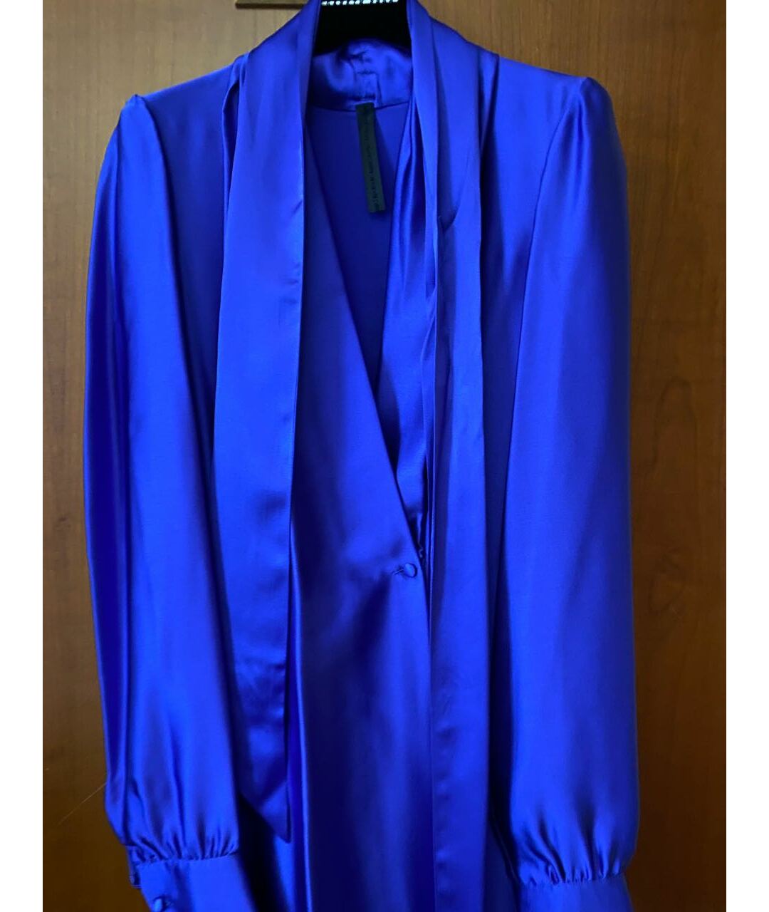 GARETH PUGH Синее шелковое коктейльное платье, фото 4