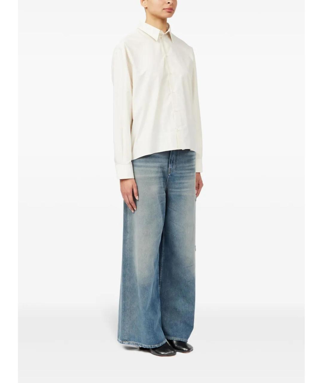 MM6 MAISON MARGIELA Белая хлопковая рубашка, фото 3