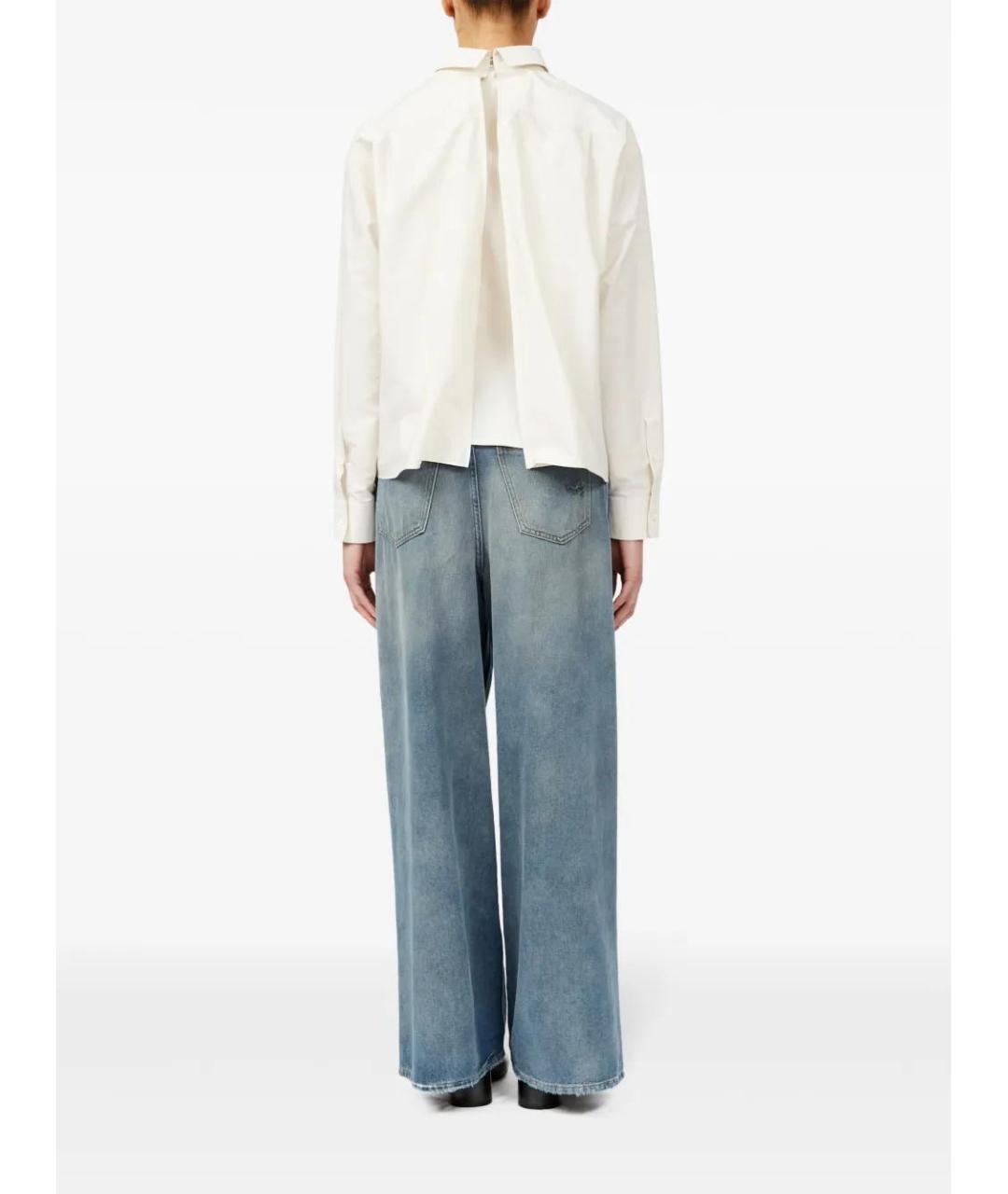 MM6 MAISON MARGIELA Белая хлопковая рубашка, фото 4