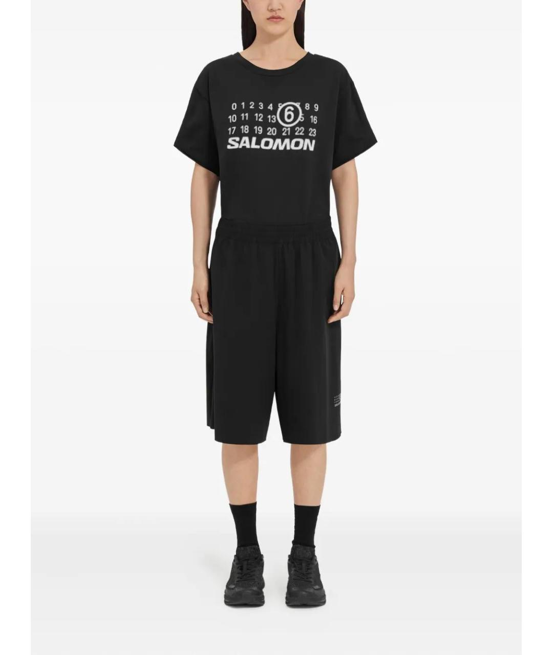 MM6 MAISON MARGIELA Черные шорты, фото 2