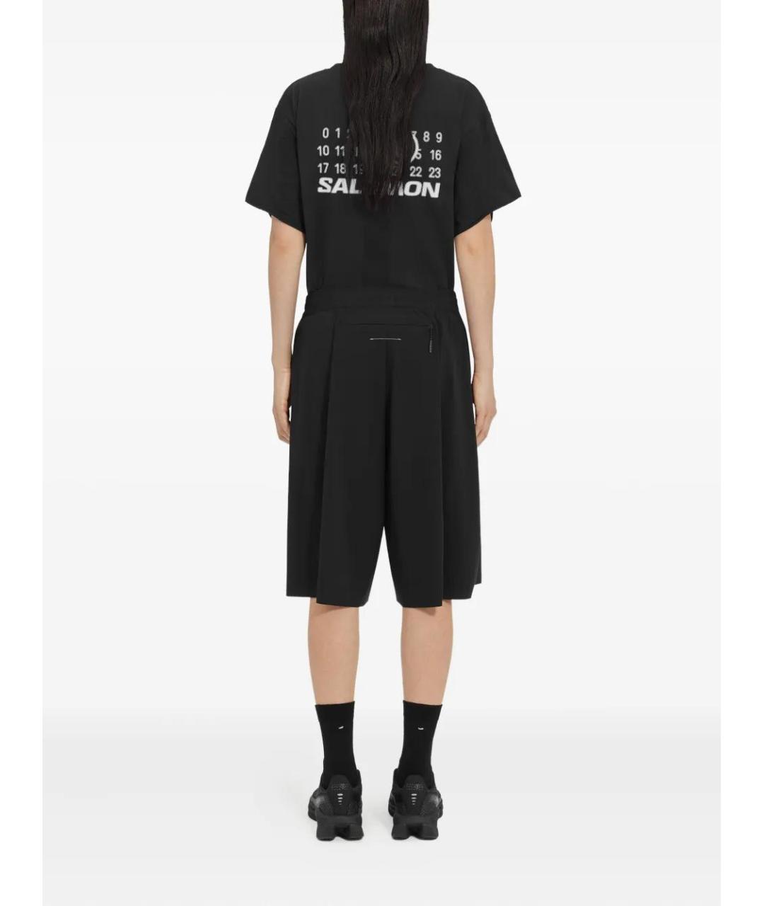 MM6 MAISON MARGIELA Черные шорты, фото 4