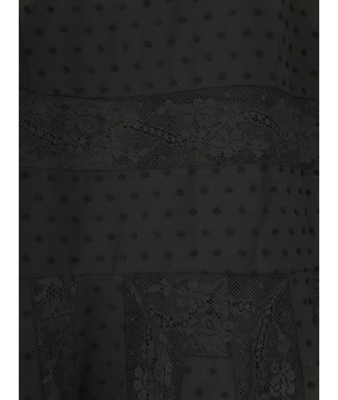CHRISTIAN DIOR Черное хлопковое коктейльное платье, фото 4