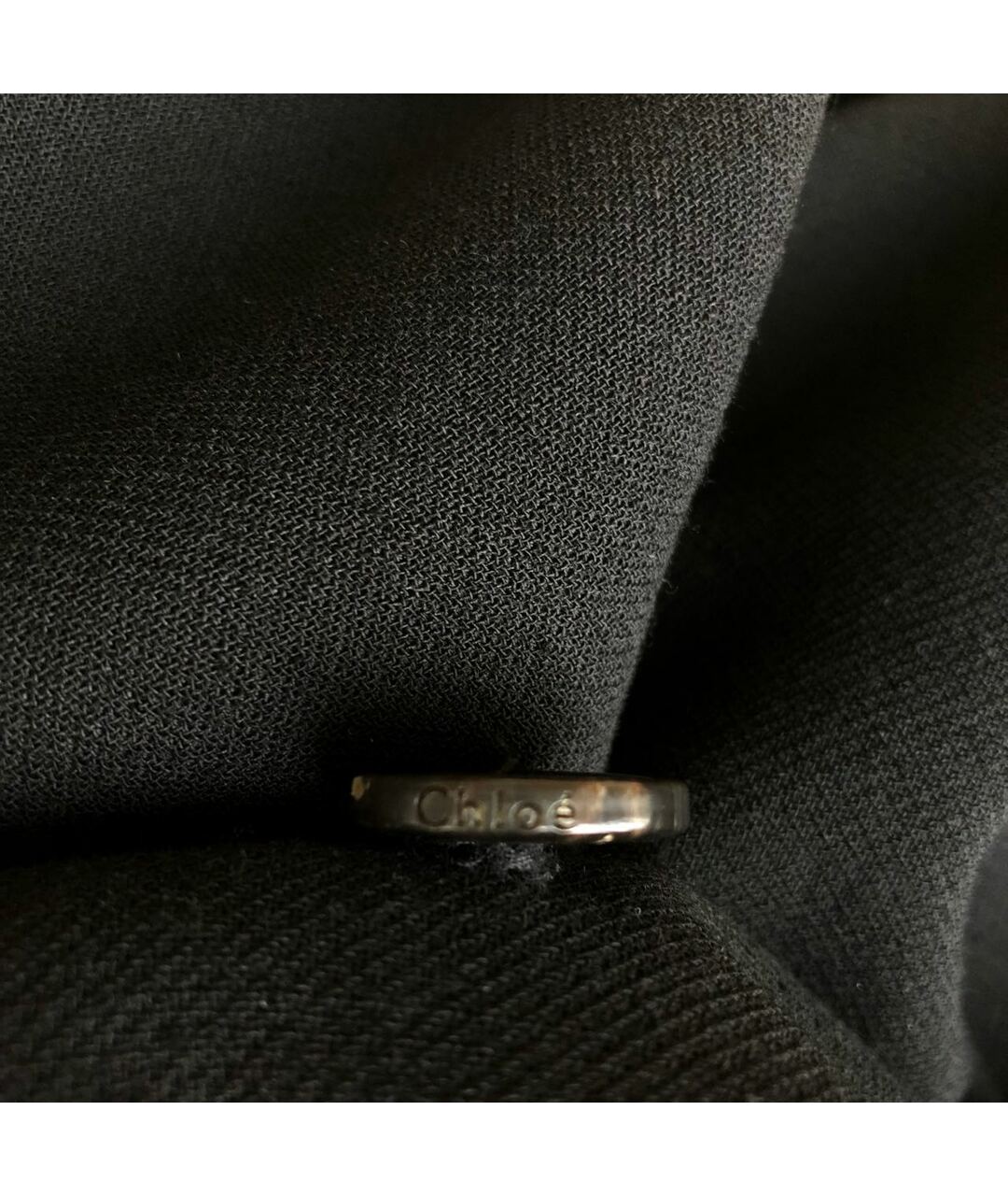 CHLOE Черное шерстяное пальто, фото 5