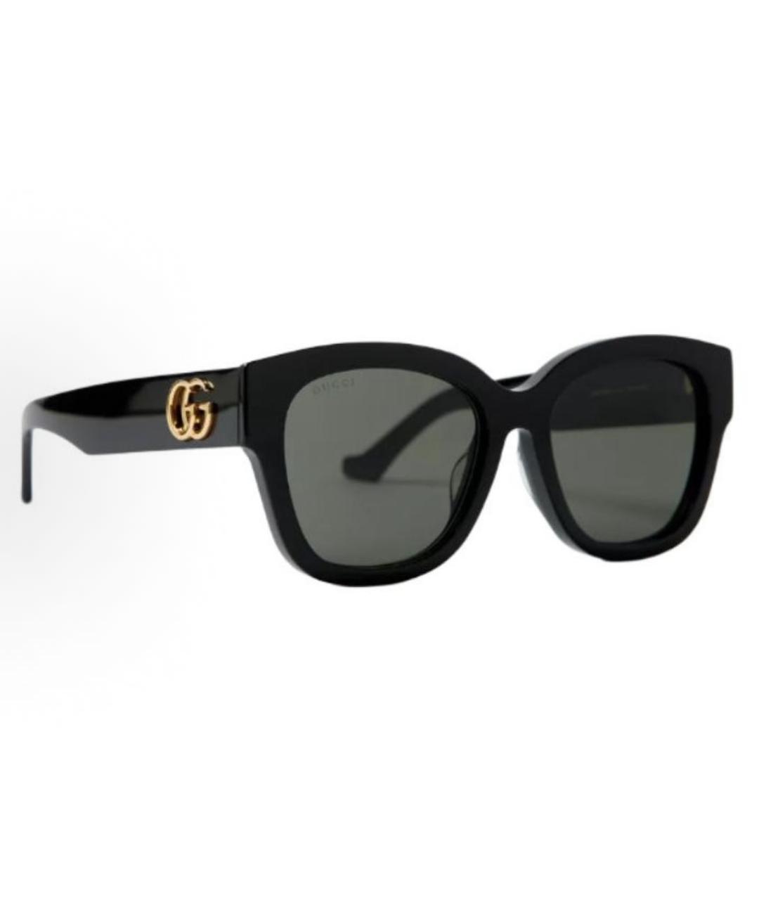 GUCCI Черные пластиковые солнцезащитные очки, фото 3