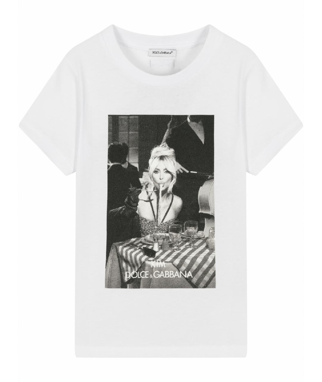 DOLCE&GABBANA Белая футболка, фото 1