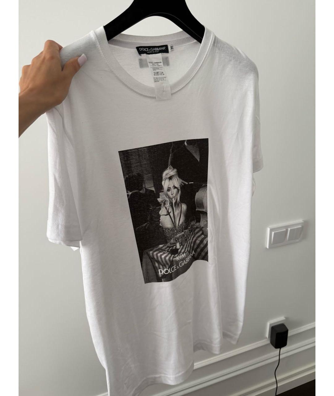DOLCE&GABBANA Белая футболка, фото 5