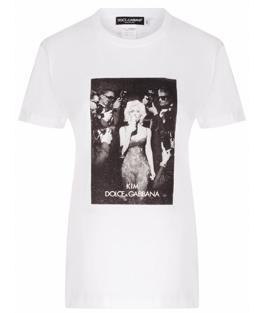 DOLCE&GABBANA Белая майка, фото 1