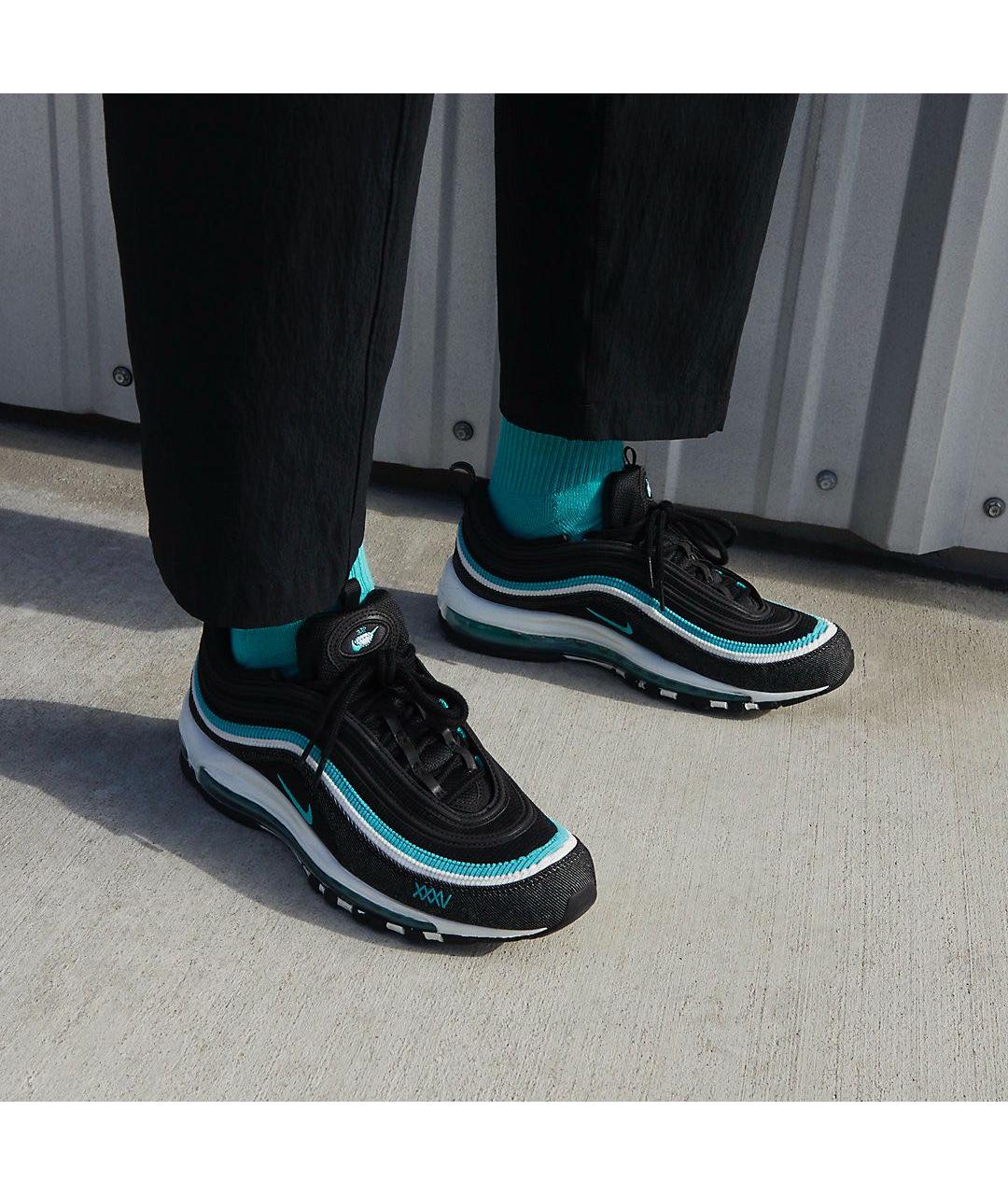 NIKE Черные текстильные низкие кроссовки / кеды, фото 8