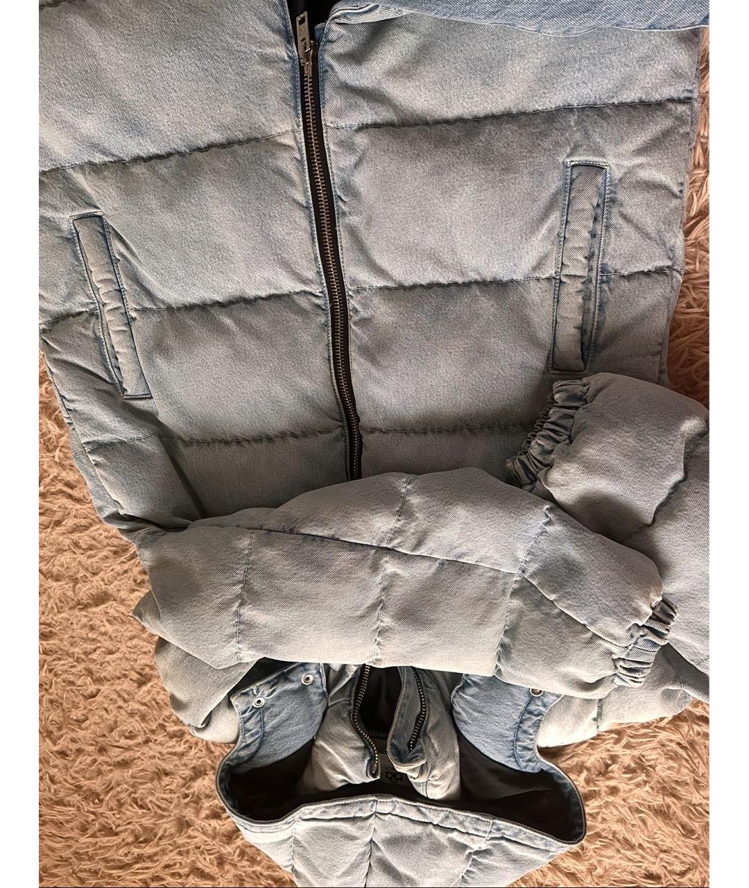 ALEXANDER WANG Голубое деним пальто, фото 2