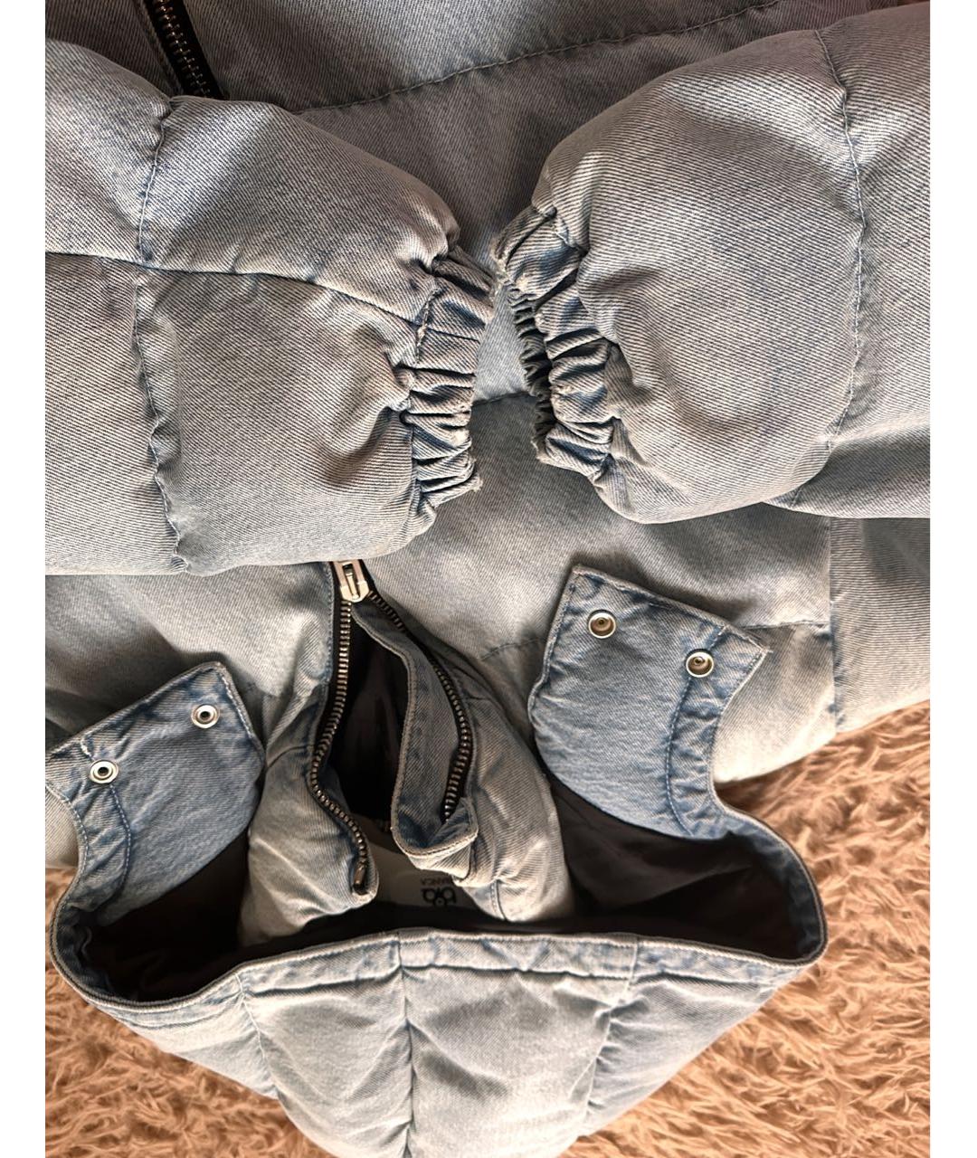 ALEXANDER WANG Голубое деним пальто, фото 4