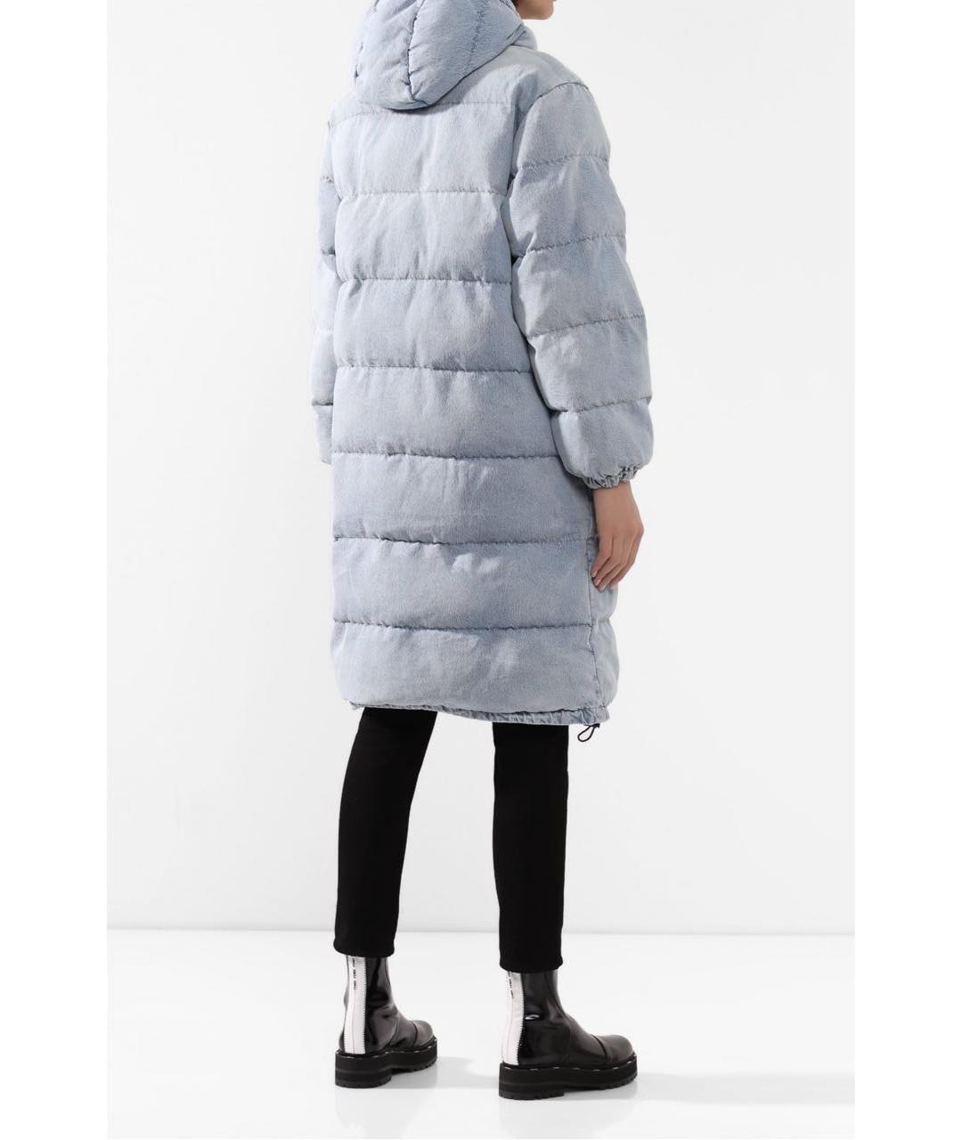 ALEXANDER WANG Голубое деним пальто, фото 6