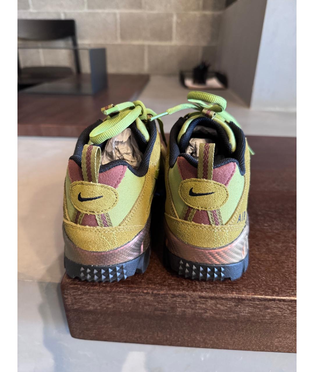 NIKE Салатовые текстильные кроссовки, фото 5