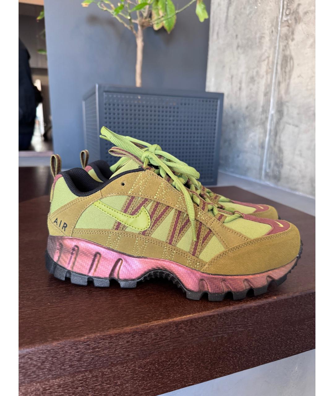 NIKE Салатовые текстильные кроссовки, фото 9