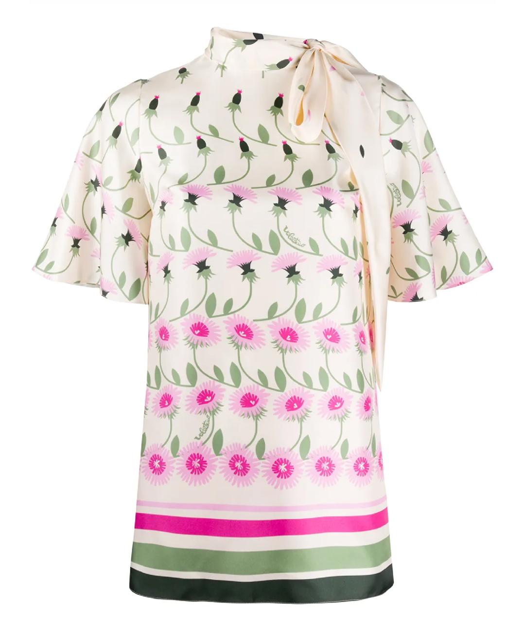 VALENTINO Мульти хлопковая футболка, фото 1
