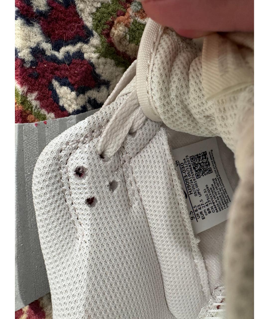 NIKE Белые кожаные низкие кроссовки / кеды, фото 5