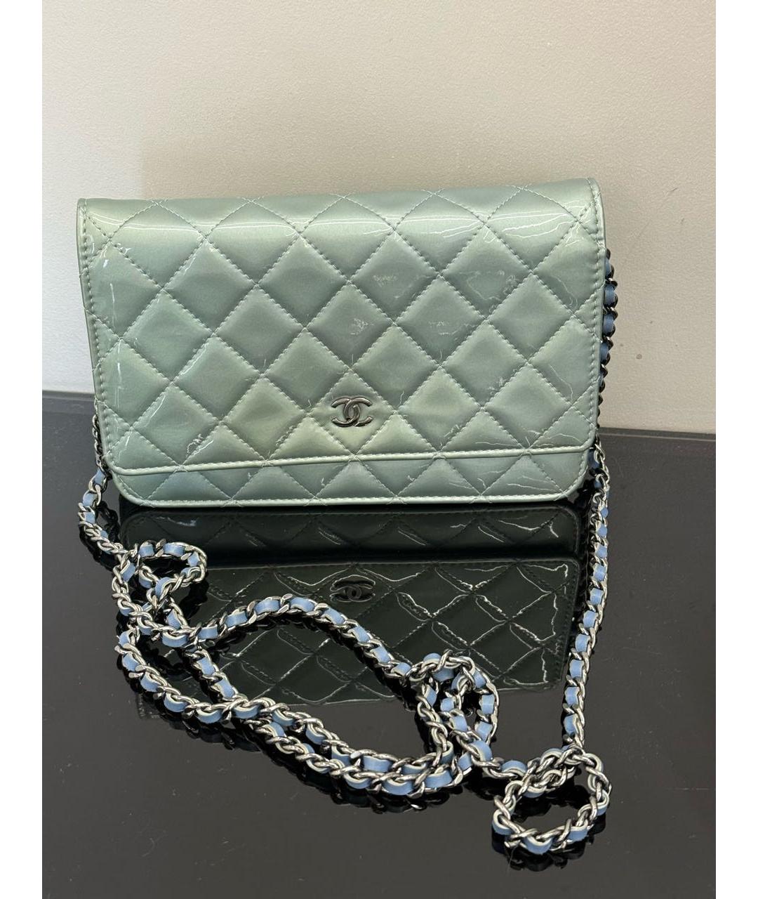 CHANEL Сумка через плечо из лакированной кожи, фото 6