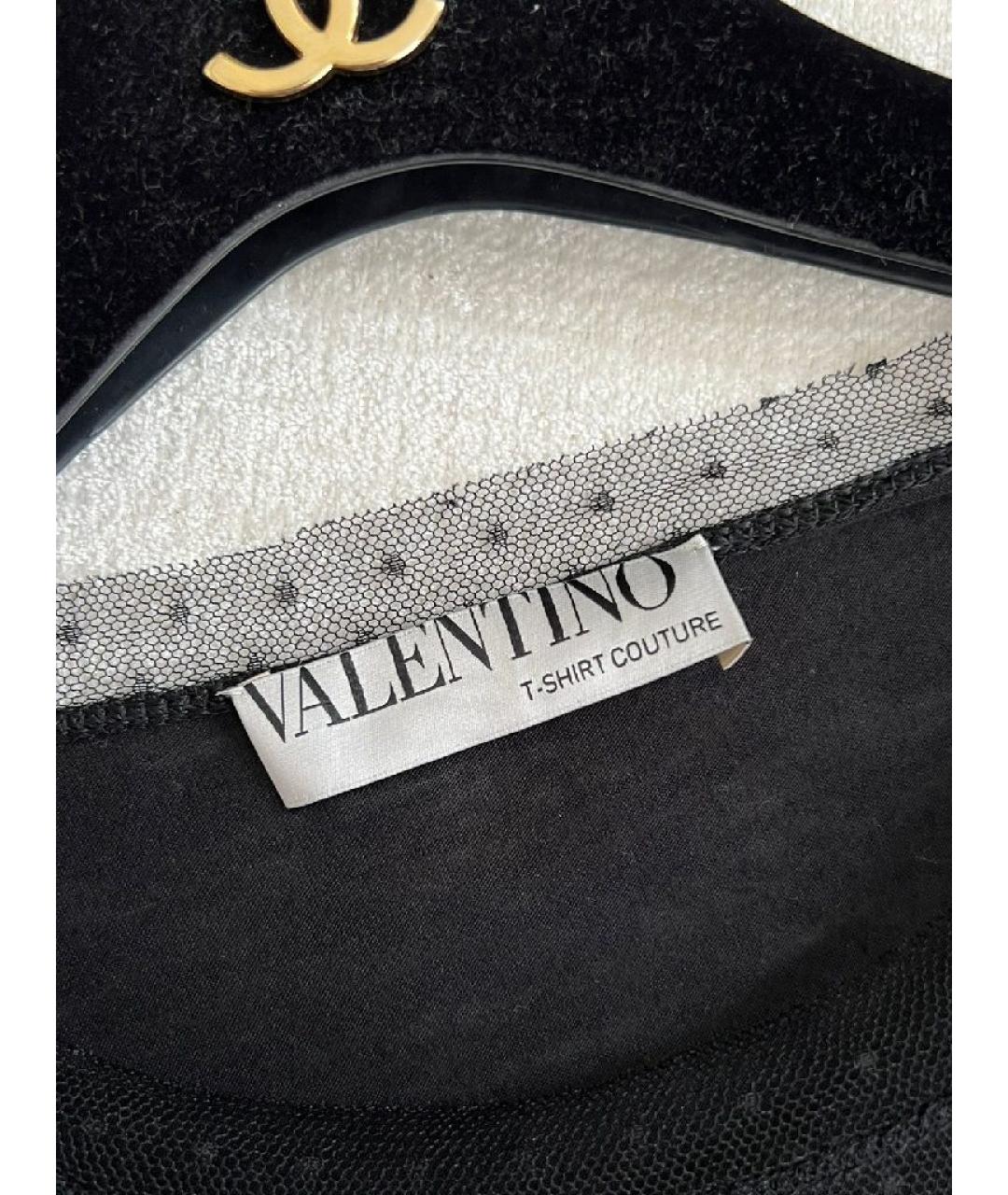 VALENTINO Темно-синяя вискозная майка, фото 7