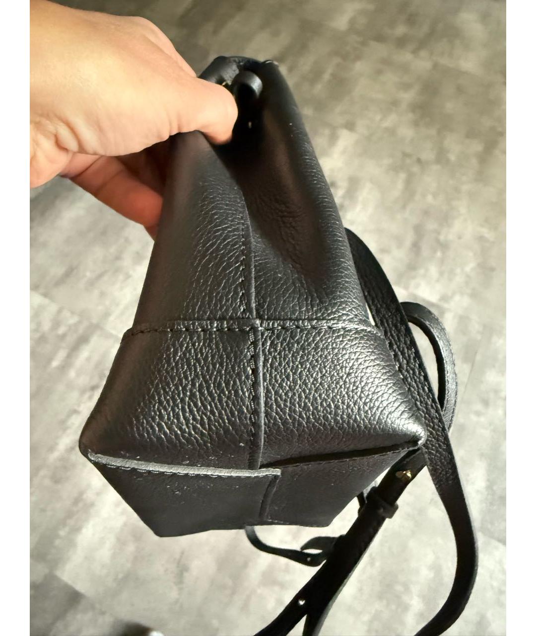LOUIS VUITTON Черный кожаный рюкзак, фото 5