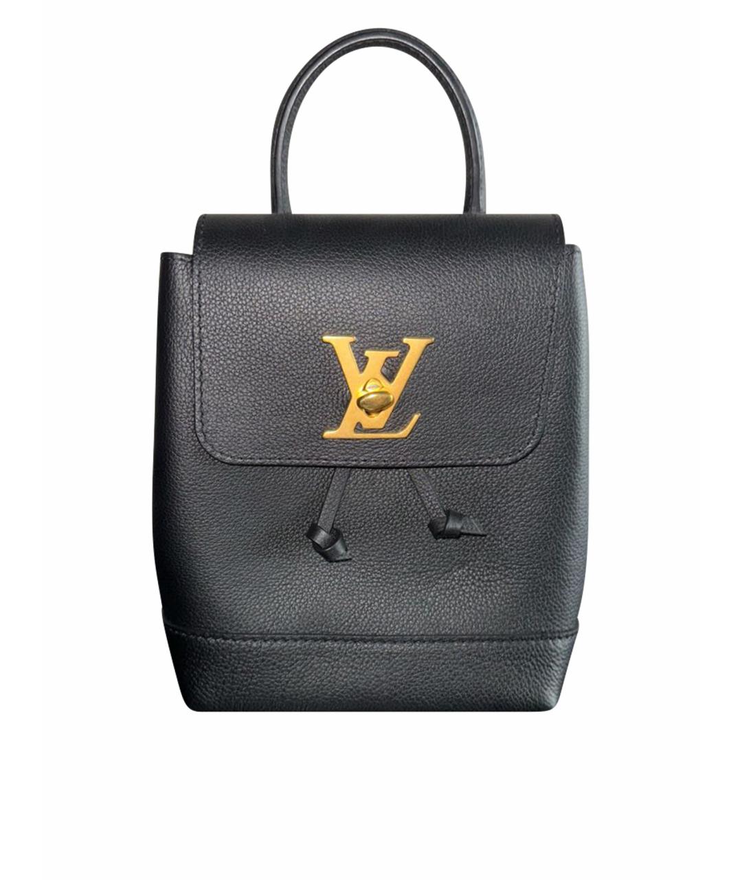 LOUIS VUITTON Черный кожаный рюкзак, фото 1