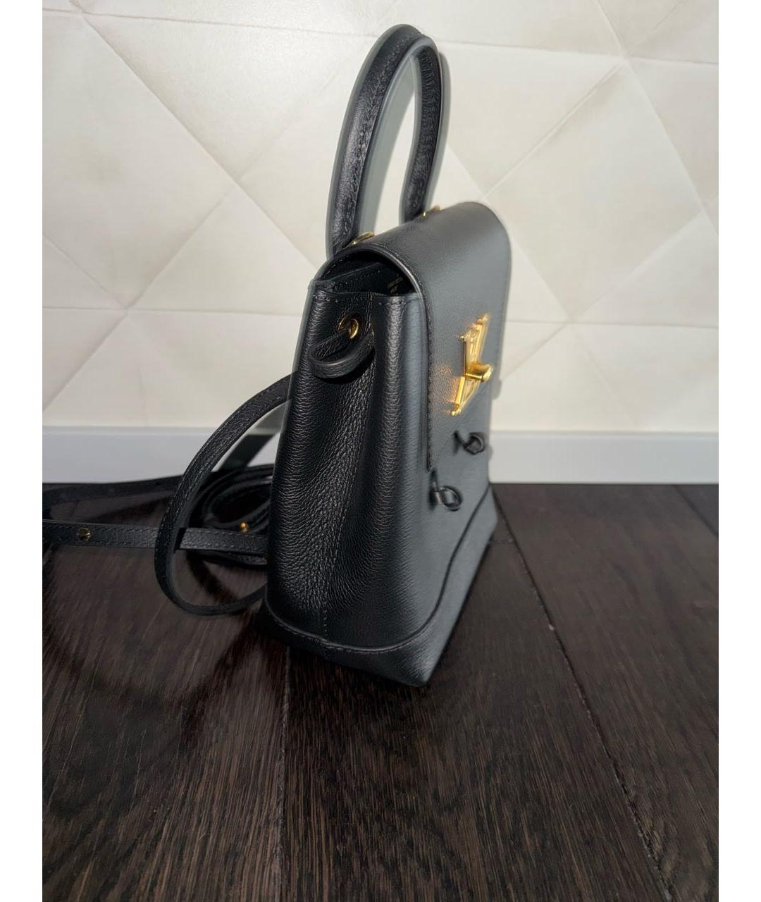 LOUIS VUITTON Черный кожаный рюкзак, фото 2