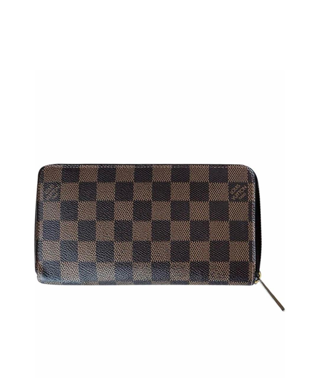 LOUIS VUITTON Коричневый кошелек, фото 8
