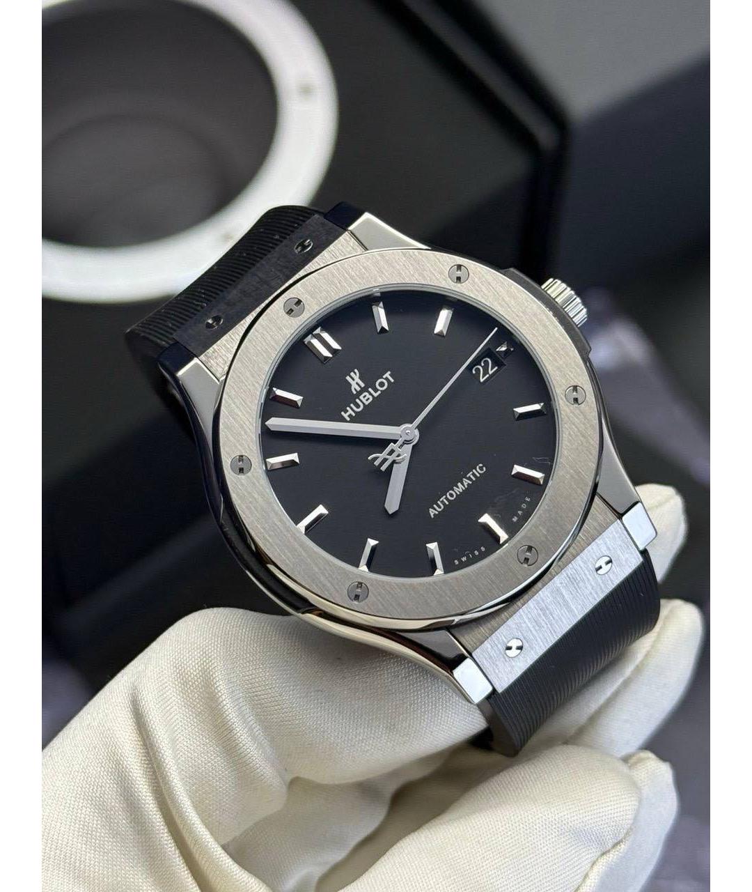 HUBLOT Черные часы, фото 3